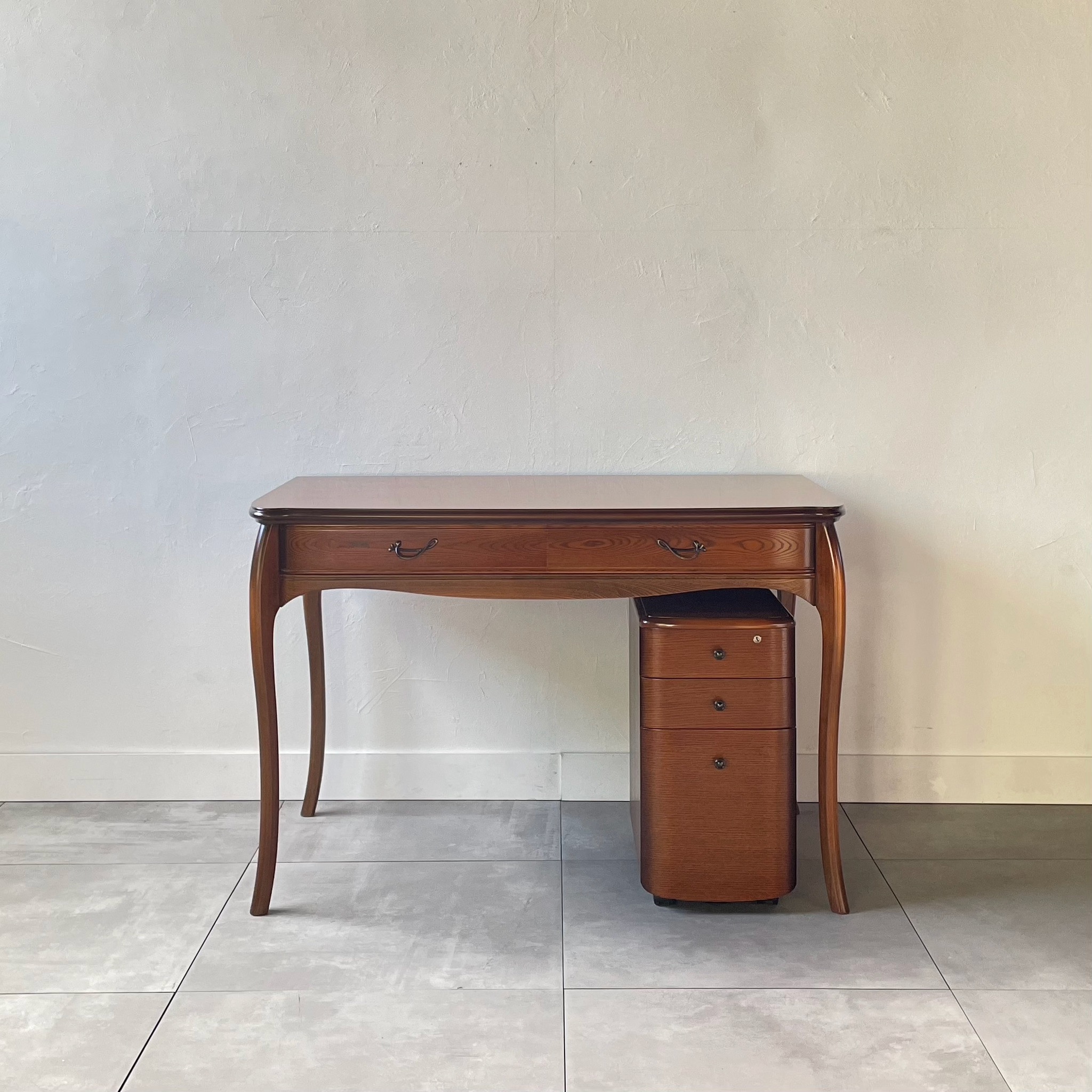 楽天市場】松永工房 カンティーニュ デスク オフィスデスク 1100 猫脚