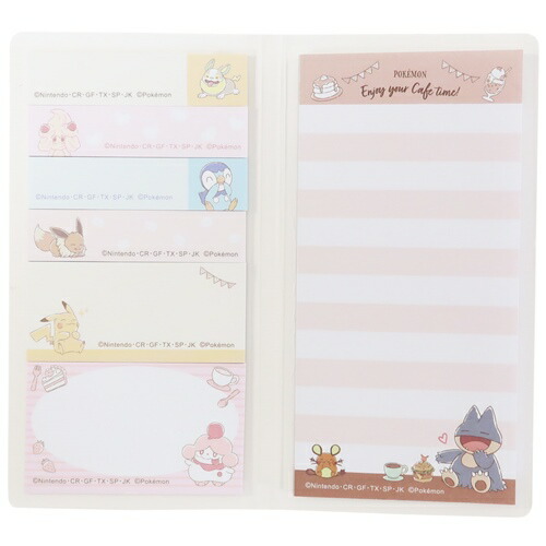 楽天市場】メモ帳＆付箋 ポケットモンスター スマホカバーふせんメモ