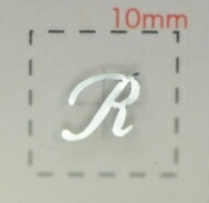 楽天市場】Nameネイルシール【アルファベット・イニシャル】大文字