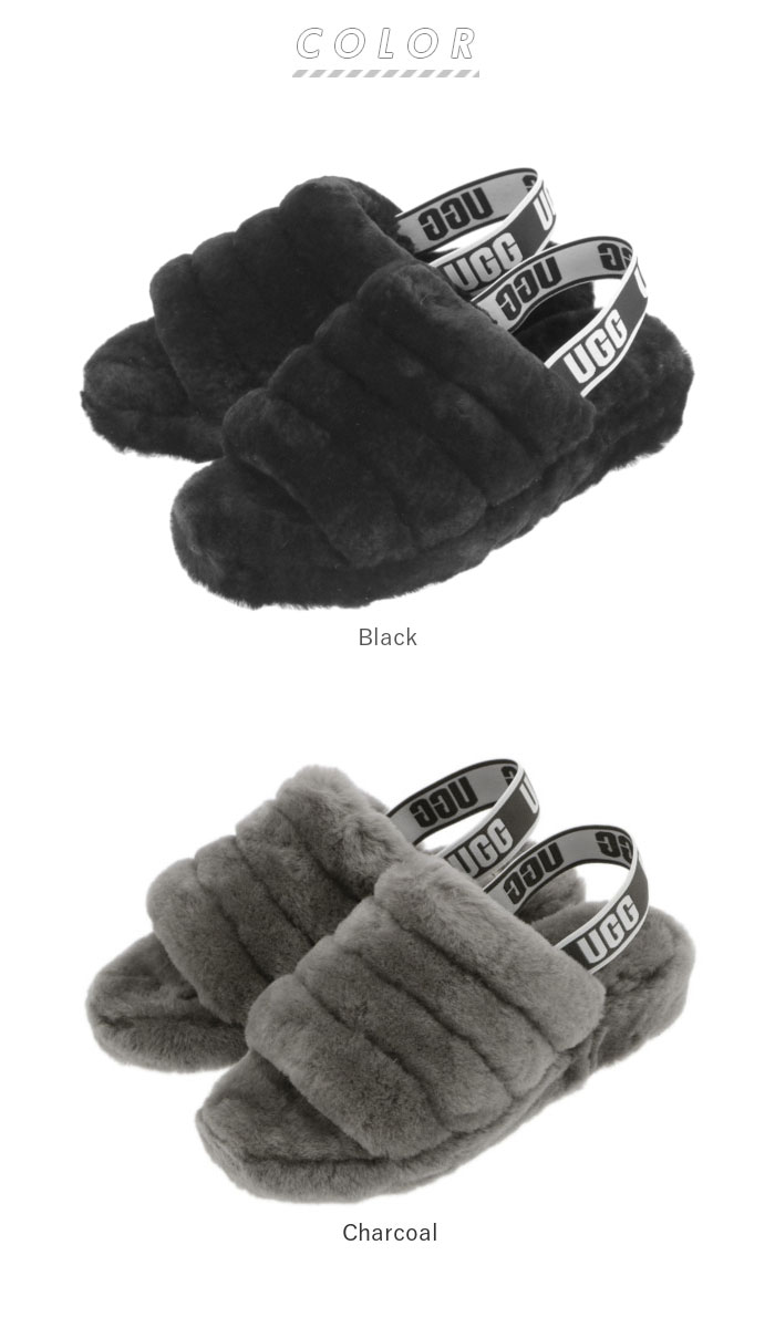 楽天市場】ugg サンダル レディース 楽天 ファー フラッフ イヤー
