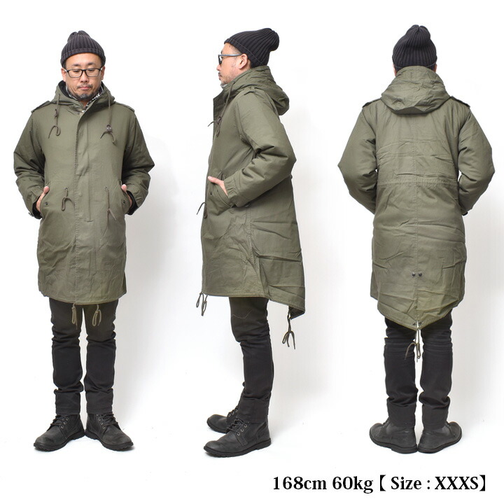 楽天市場】ヒューストン M51 モッズコート アウター 大きいサイズ