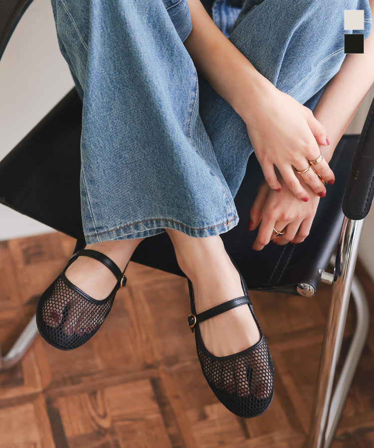 楽天市場】メッシュメリージェーンパンプス [I2645] レディース 20代