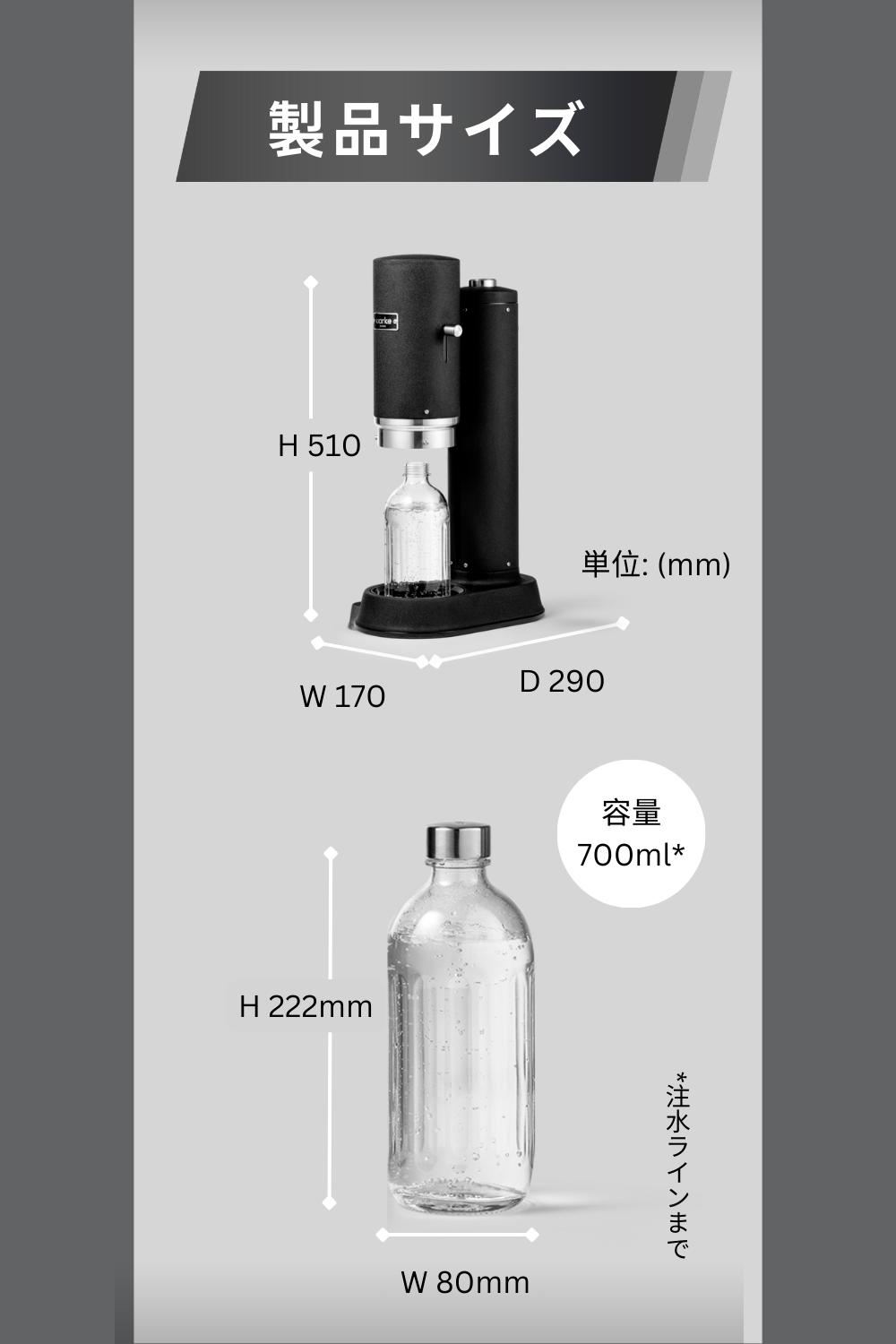 楽天市場】【楽天P10倍】aarke アールケ カーボネーター プロ 【公式
