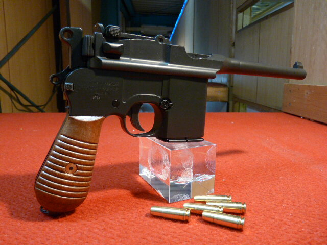 楽天市場】マルシン組立モデルガン モーゼルM712ABSプラグファイヤー