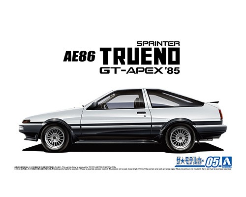 楽天市場】【月末限定3％OFFポイントアップ】1/24 トヨタ AE86