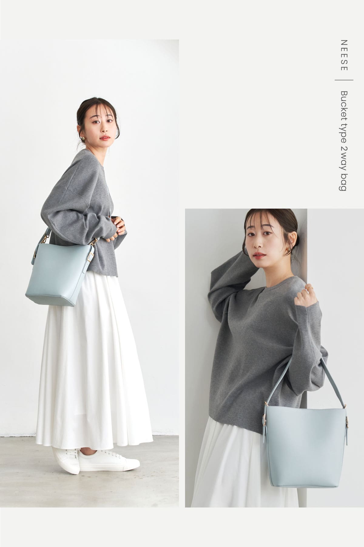 楽天市場】【オギャコさん紹介】NEESE ニーズ 本革バケツ型ショルダー