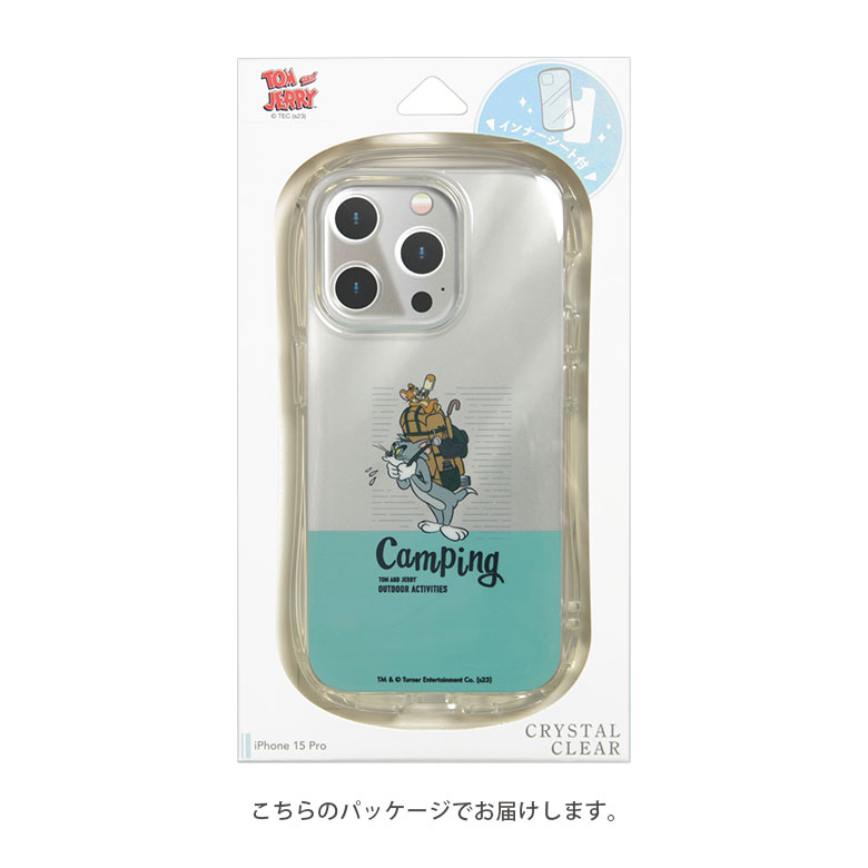 楽天市場】トムとジェリー iPhone 15 Pro クリスタルクリアケース TPU