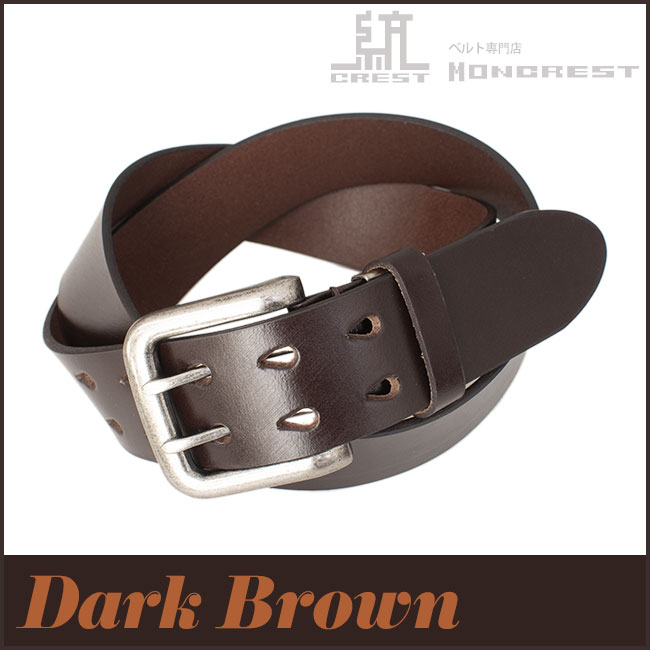 楽天市場】ベルト メンズ 本革 ダブルピン [KJ+] | レザー 牛革 革