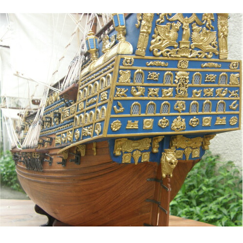 楽天市場】帆船模型 ソブリン.オブ．ザ．シーズ号(青)Mサイズ