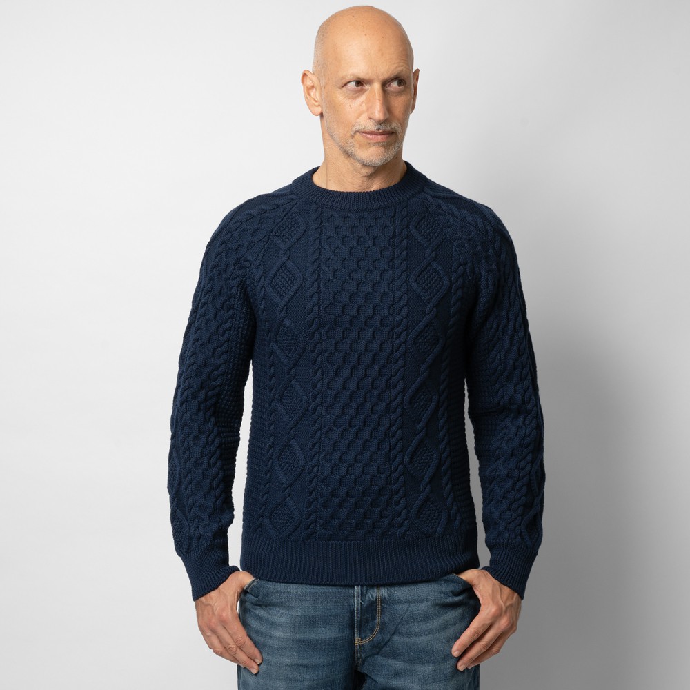 楽天市場】【返品不可】バフィー BAFY ニット フィッシャーマンニット