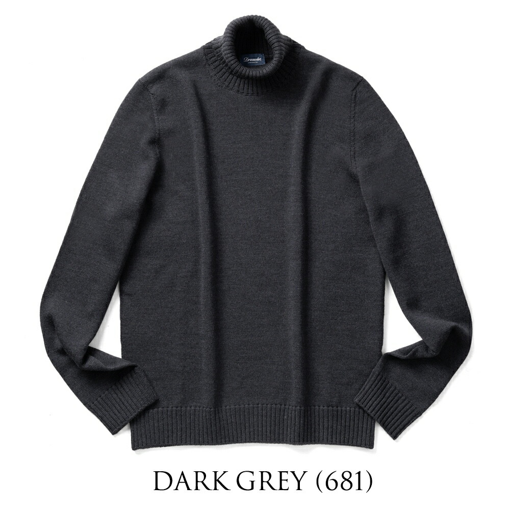 楽天市場】ドルモア DRUMOHR ニット タートルネック ミドルゲージ M104