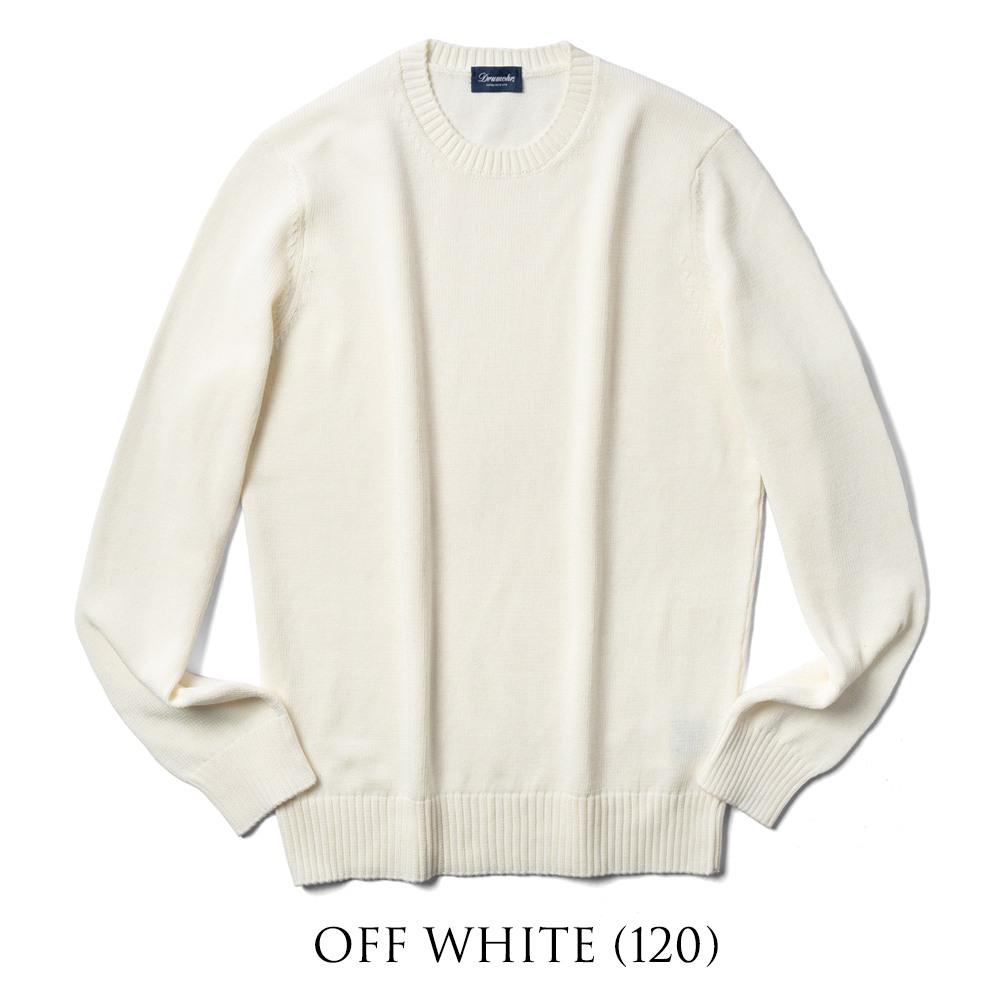 楽天市場】ドルモア DRUMOHR ニット クルーネック ミドルゲージ D8Z103