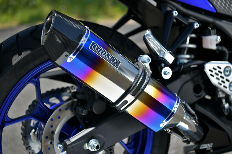 BEAMS BEAMS CORSA-EVO2 スリップオンマフラー ヒートチタン YZF-R25