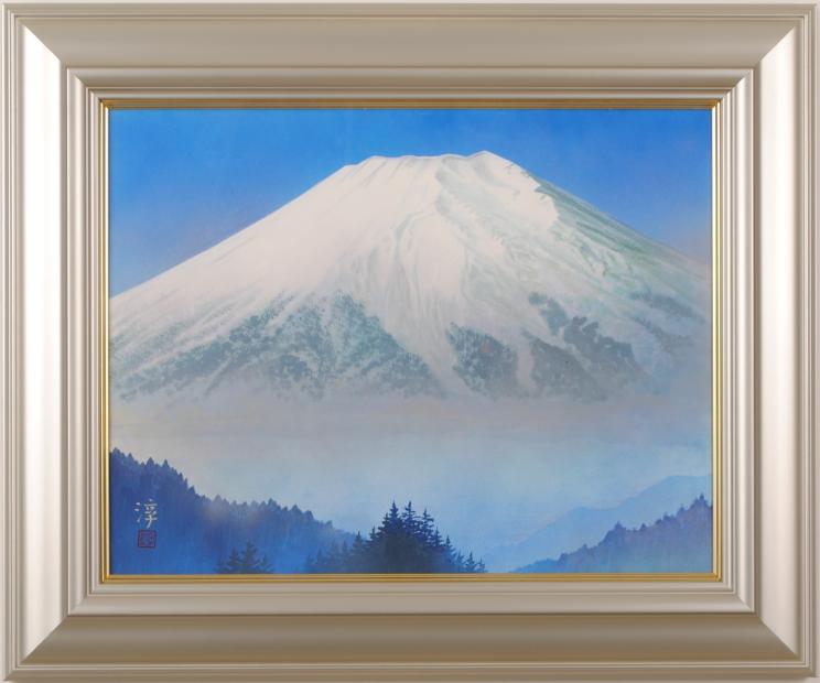 楽天市場】神崎淳 不二 富士山 絵画 風景画 和風 日本画 一点物