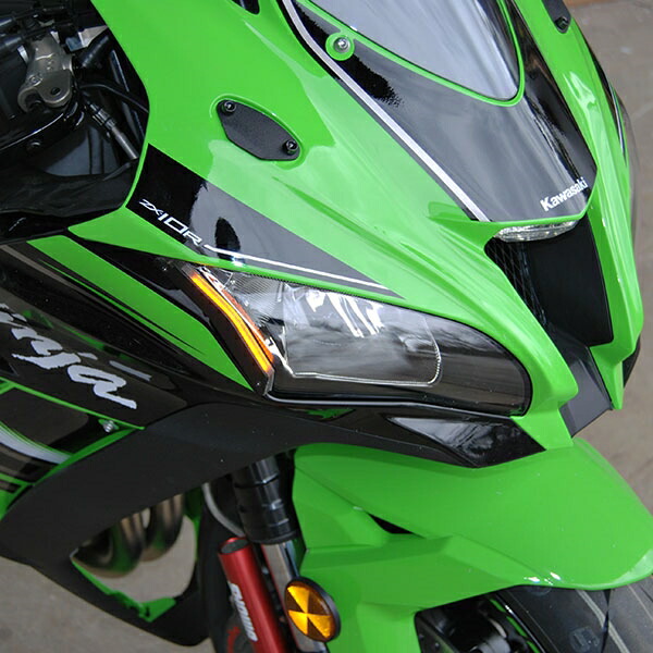 楽天市場】NewRageCycles LEDフロントウィンカー ZX-10R 16- ZX10-FS