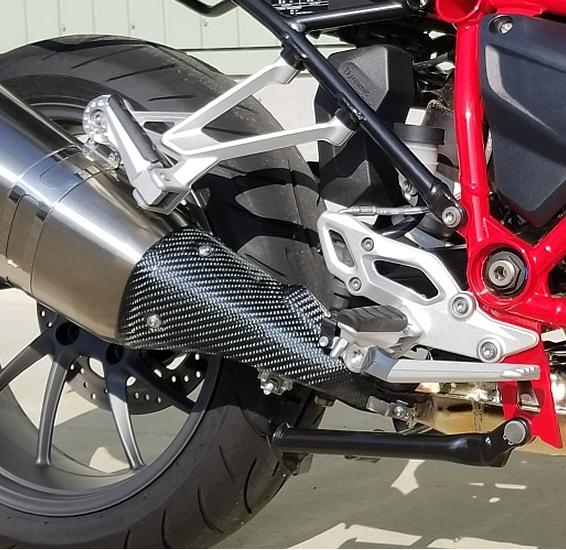 楽天市場】BMW R1200RS/R1200R カーボン マフラーヒートガード FEED