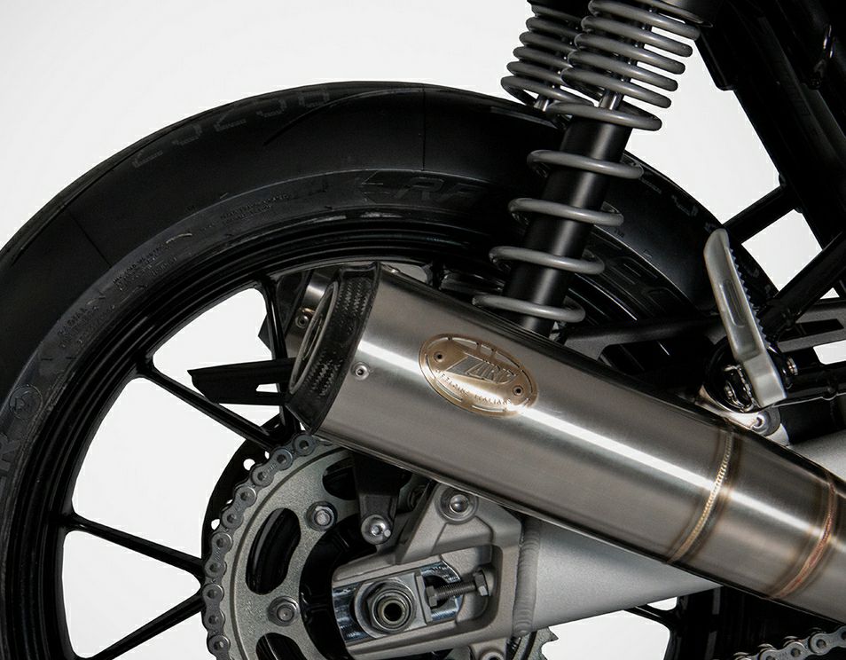 楽天市場】スピードツイン1200 スラクストン1200 スリップオンマフラー