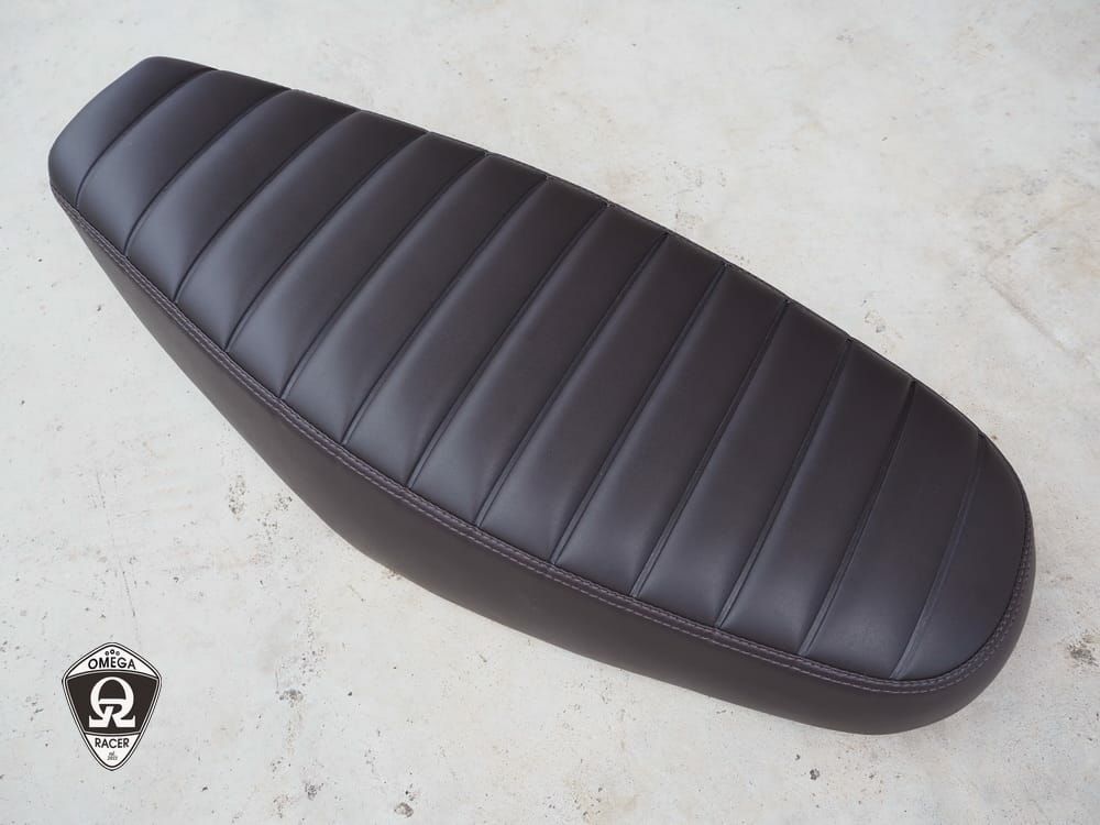 楽天市場】W400, W650, W800 フラットベンチシート ダークブラウン