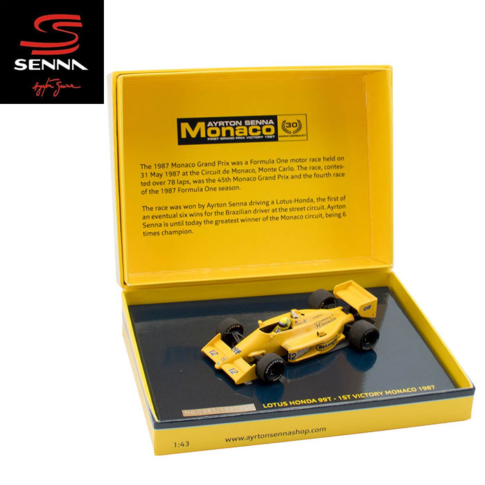 楽天市場】アイルトンセナ 模型 1/43スケール ロータス ホンダ 99T