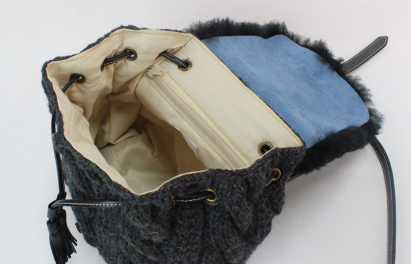 楽天市場】日本製 モンテローザ muku ムートンバッグ リュックサック