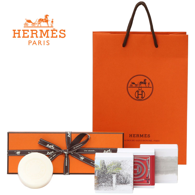 楽天市場】エルメス HERMES パフュームド ソープ 3点セット 石けん