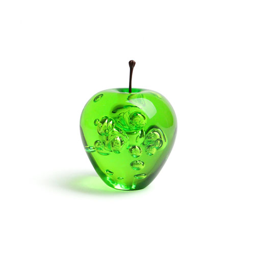 楽天市場】ペーパーウェイト アップル グリーン Apple Green りんご