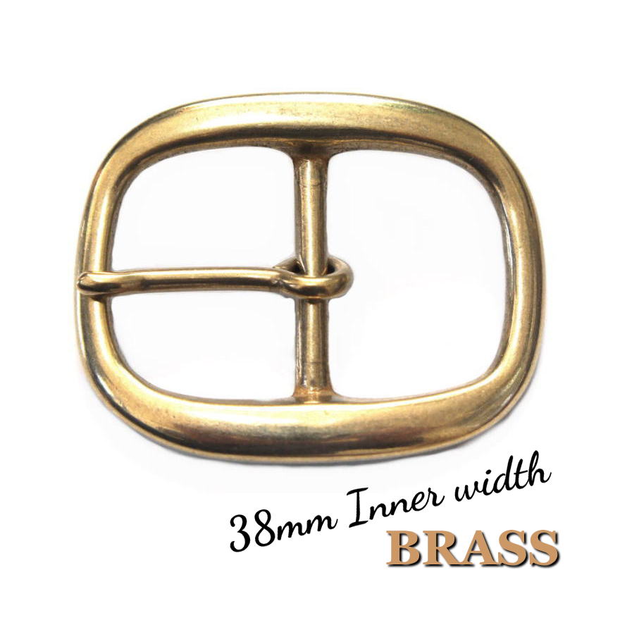 楽天市場】オーバル型バックル 38mm幅 真鍮ブラス製 楕円形 1950s