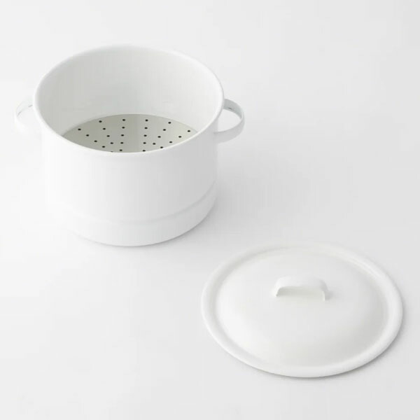 楽天市場】【日本製】 にちにち道具（野田琺瑯） 蒸し器 21cm