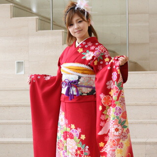 楽天市場】【レンタル】振袖 レンタル 成人式 セット正絹京友禅 20点