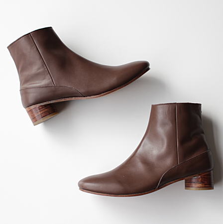 楽天市場】hcubuch(フーブ) ショートブーツ 本革 : natural standard