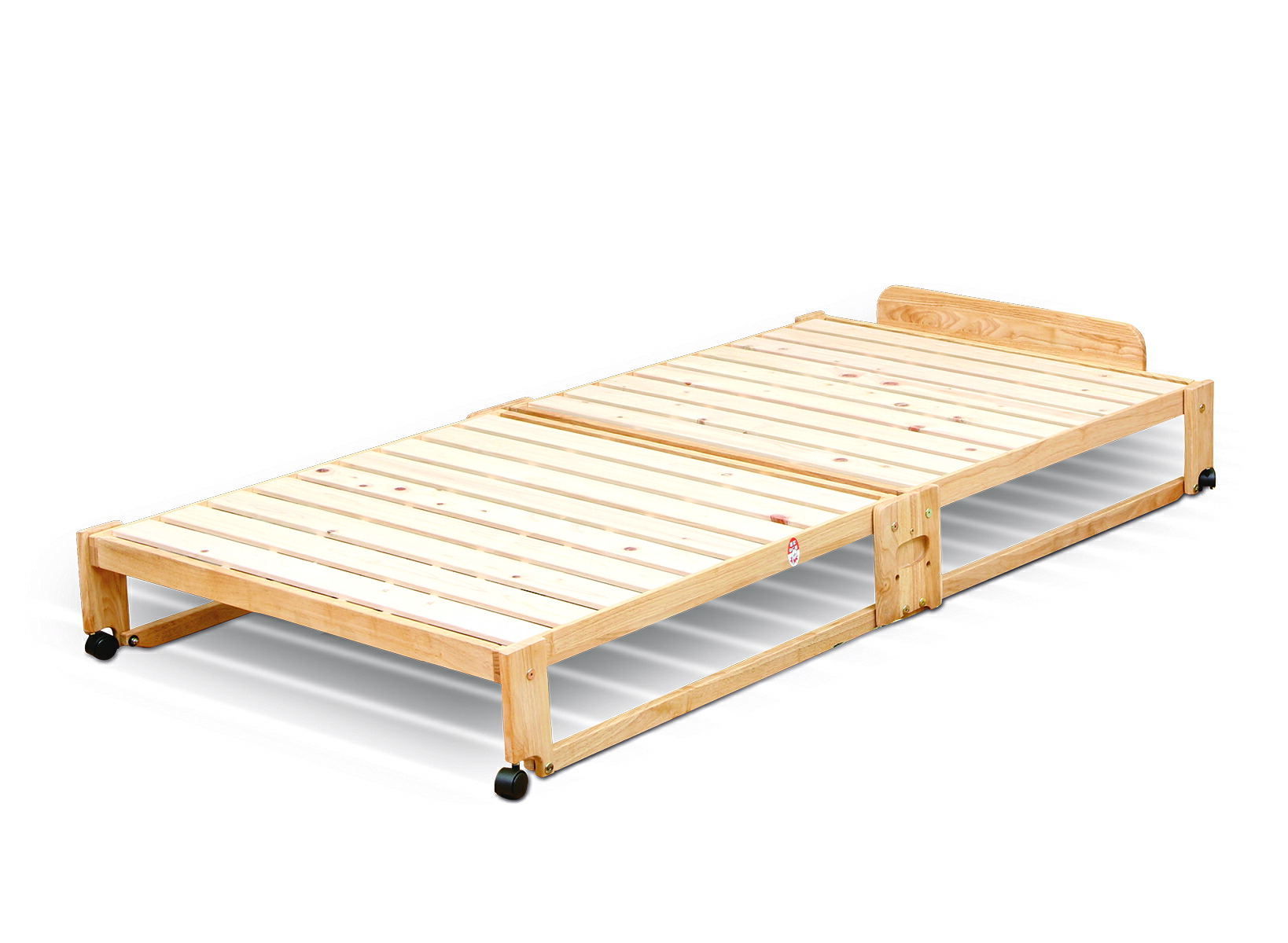 楽天市場】中居木工 折りたたみ ひのきスノコベッド ロータイプ 日本製