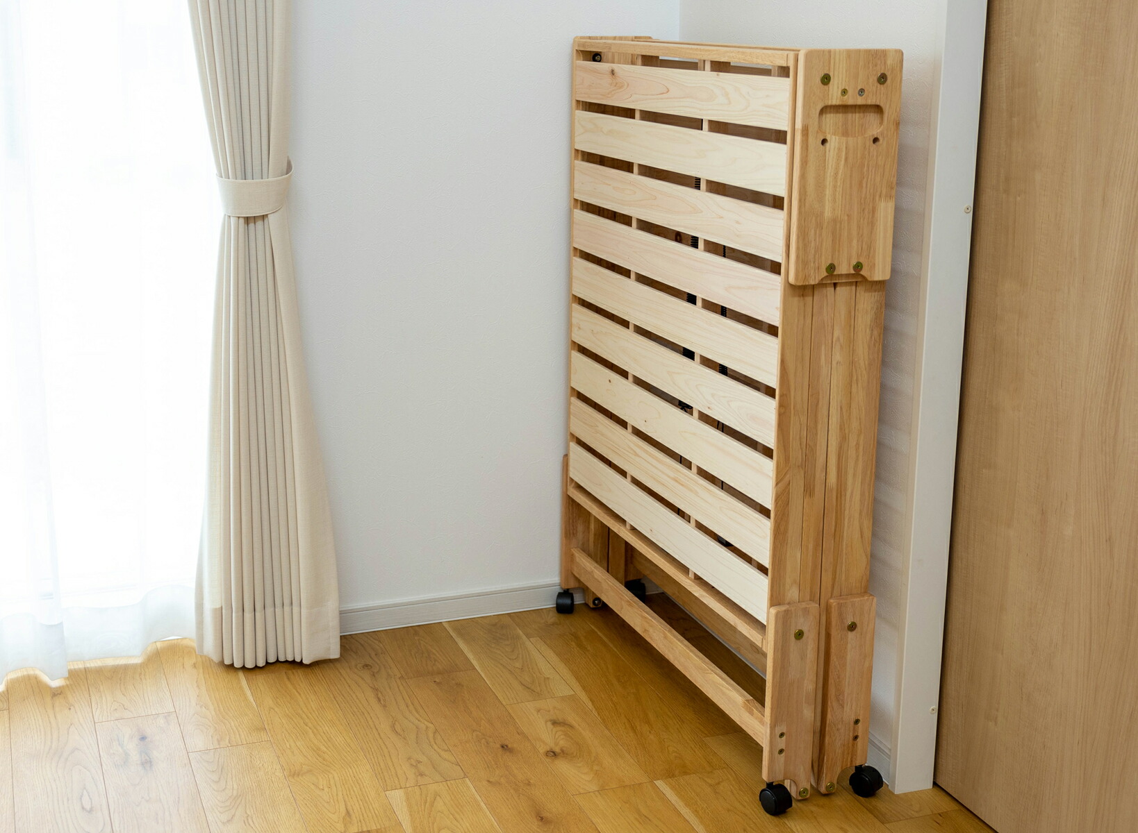 楽天市場】中居木工 折りたたみ ひのきスノコベッド ハイタイプ 日本製