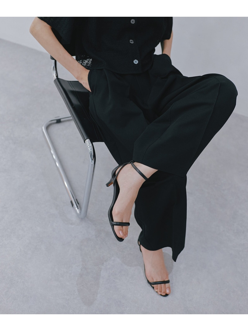 楽天市場】【SALE／50%OFF】ピンタックイージーワイドパンツ NANO