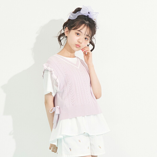 楽天市場】メゾピアノジュニア(mezzo piano junior)ニットベスト＆半袖