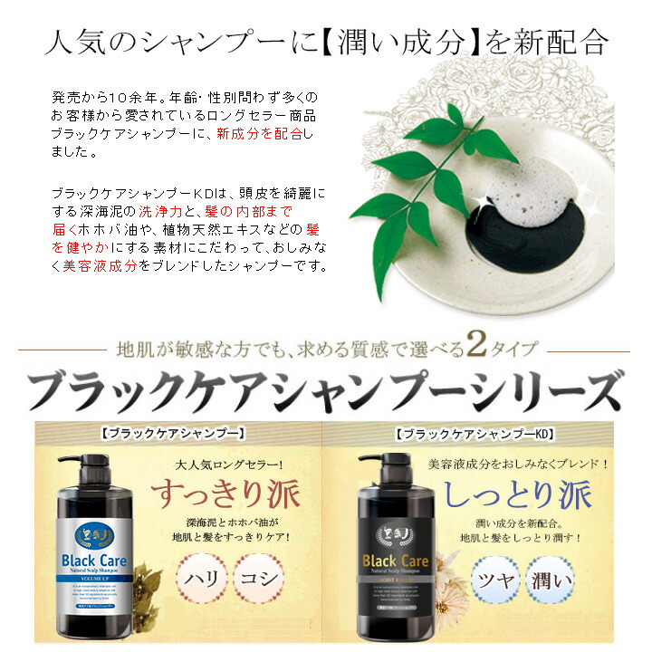 楽天市場】【特別定期コース】ブラック・ナチュラルシャンプー 600ml