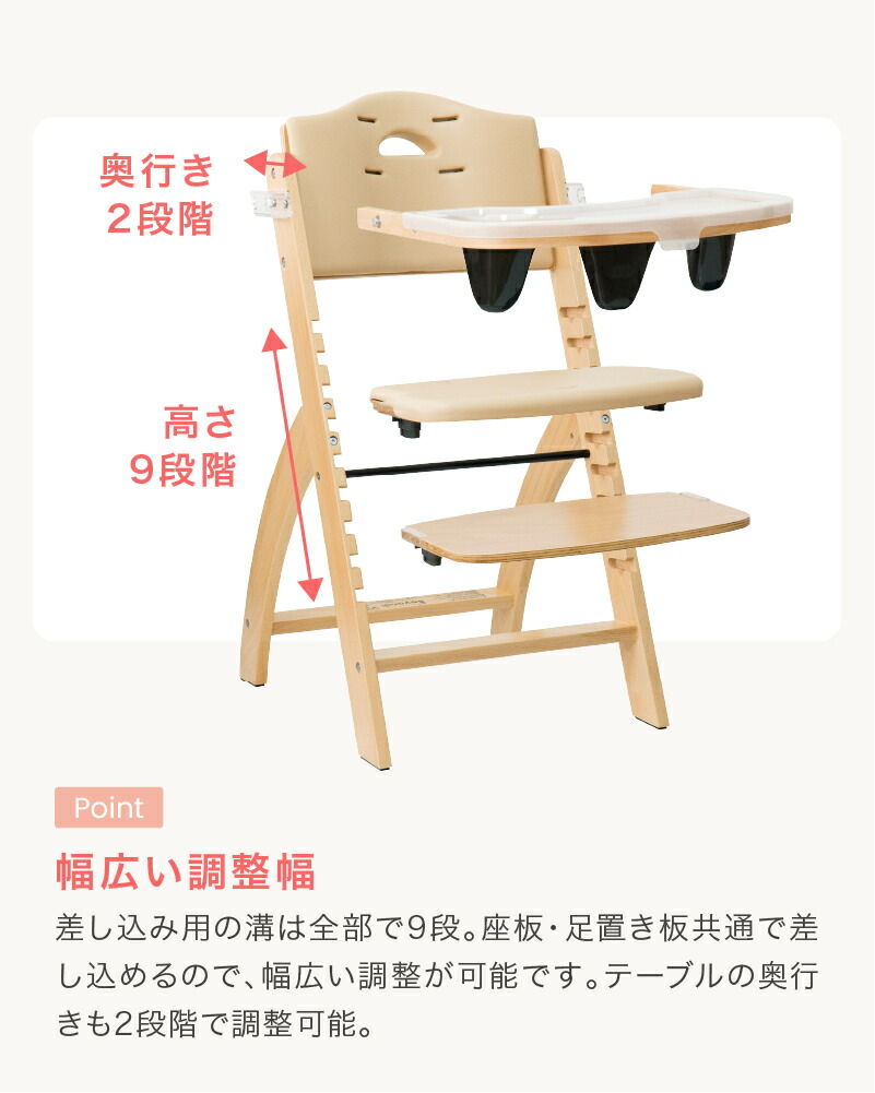 楽天市場】【最新作】新モデル ビヨンド ジュニア ハイチェア Abiie