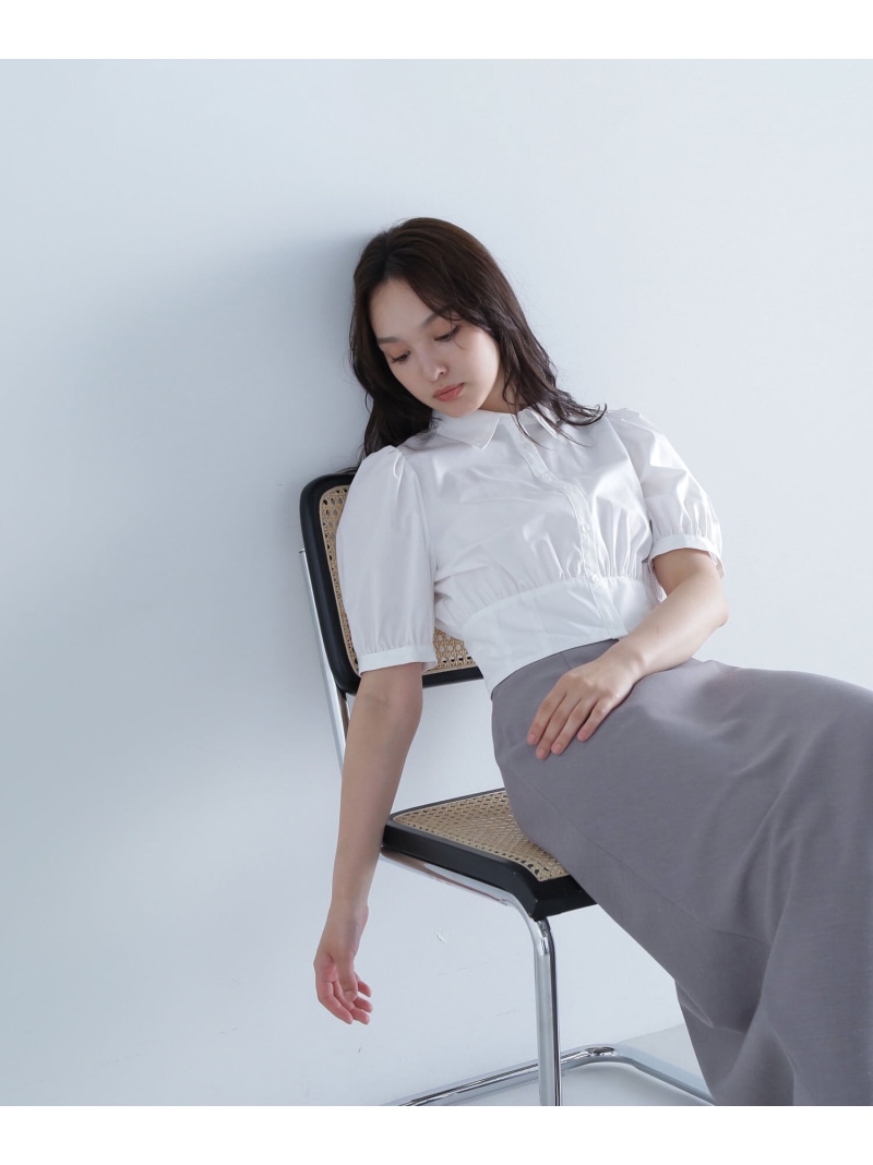 楽天市場】シャツカラーコルセットブラウス NATURAL BEAUTY BASIC