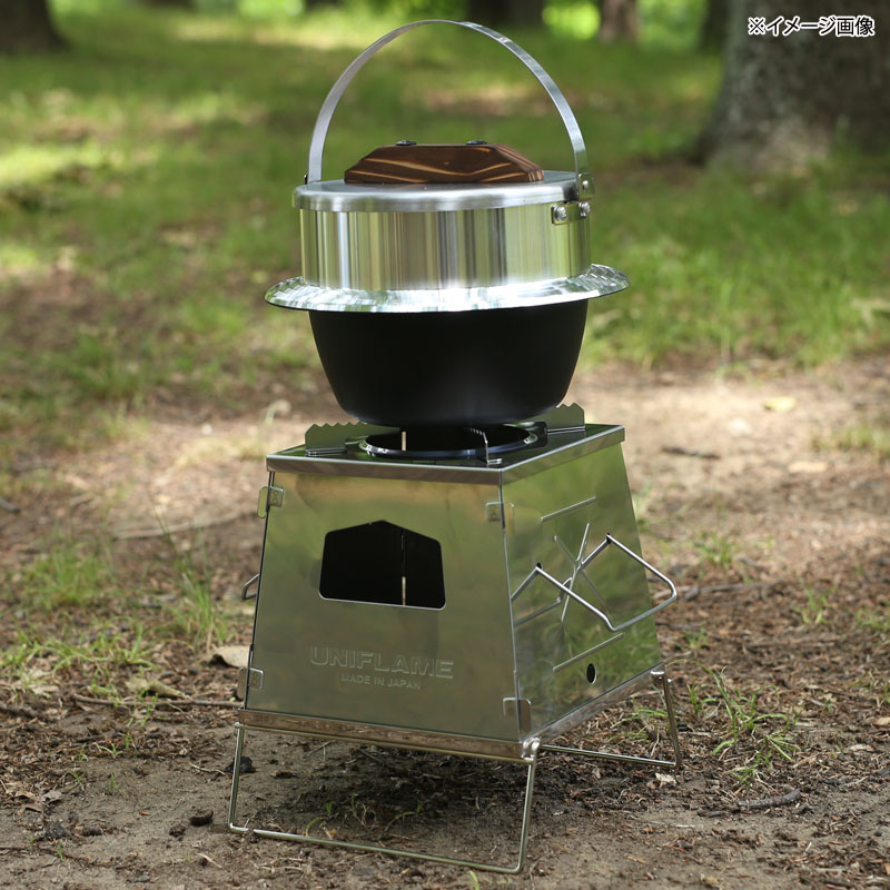 楽天市場】 ユニフレーム(UNIFLAME) キャンプ羽釜 5合炊き 660201