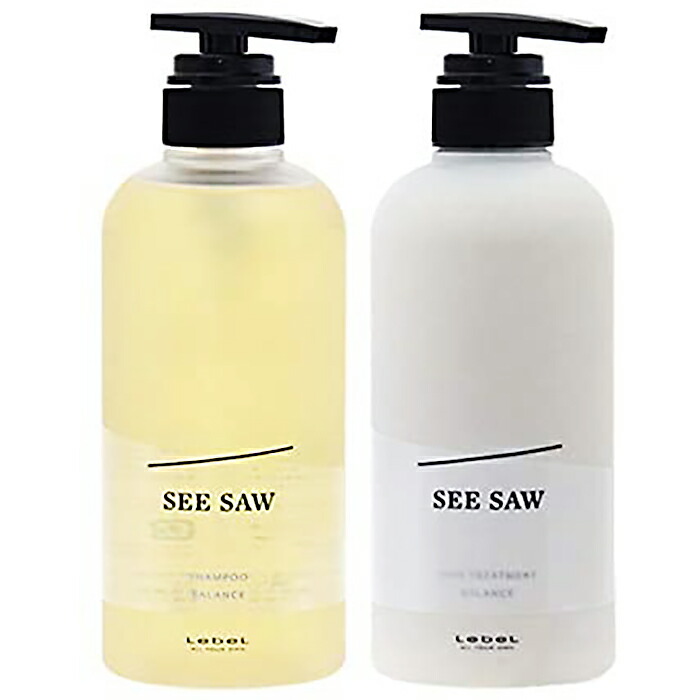楽天市場】ルベル シーソー シャンプー&トリートメント セット 250ml