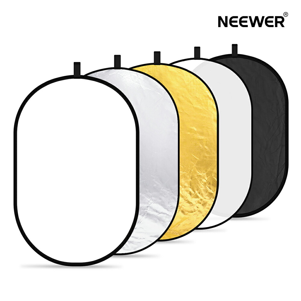 楽天市場】【P5倍+5%OFF券】NEEWER 5-in-1折りたたみ式スタジオレフ板