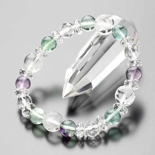 天然石✨⑥水晶×四神獣　12mm パワーストーン　ブレスレット　15cm 楽天市場】四神 手彫り スターカット 水晶 ブレスレット12mm 18cm