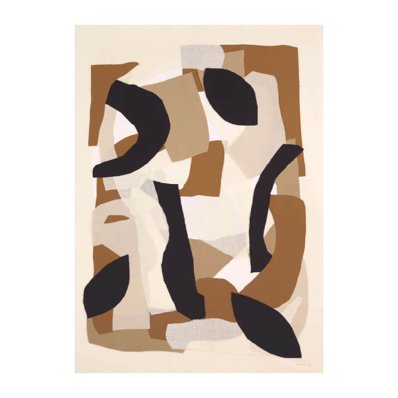 値引き不可】BoConcept 抽象油彩画 デンマーク人画家 縦80×横100