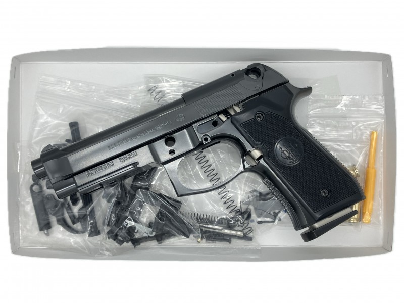 楽天市場】モデルガン組立キット マルシン M9A1 WディープブラックABS