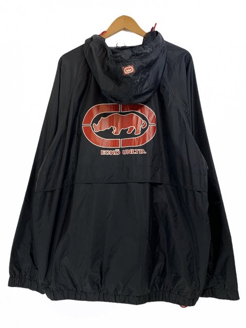 楽天市場】00s ECKO UNLTD Nylon Anorak Parka 黒 XL エコー