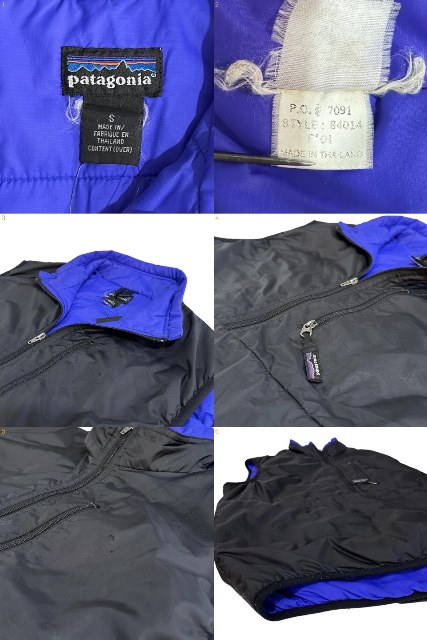 楽天市場】01年製 patagonia Puffball Vest 黒青 S 00s パタゴニア