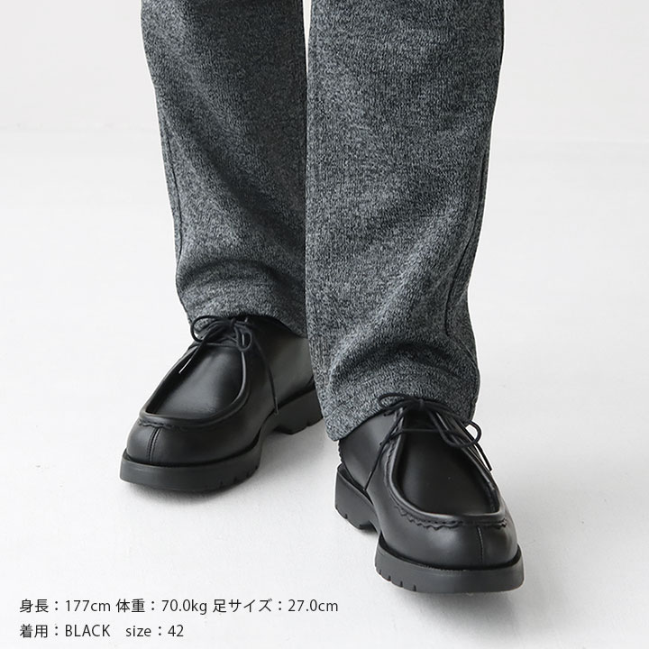 KlEMAN クレマン パドロール チロリアンシューズ ブラック サイズ43