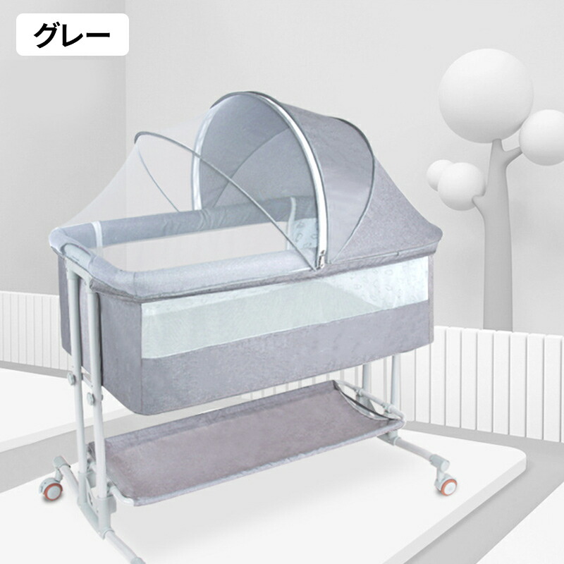 楽天市場】Nijakise ベビーベッド ミニ おすすめ 添い寝 二年保証 長