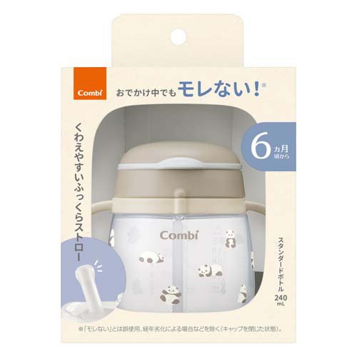 楽天市場】ラクマグ 漏れないストロー240Rぱんだ MC(1個)【コンビ