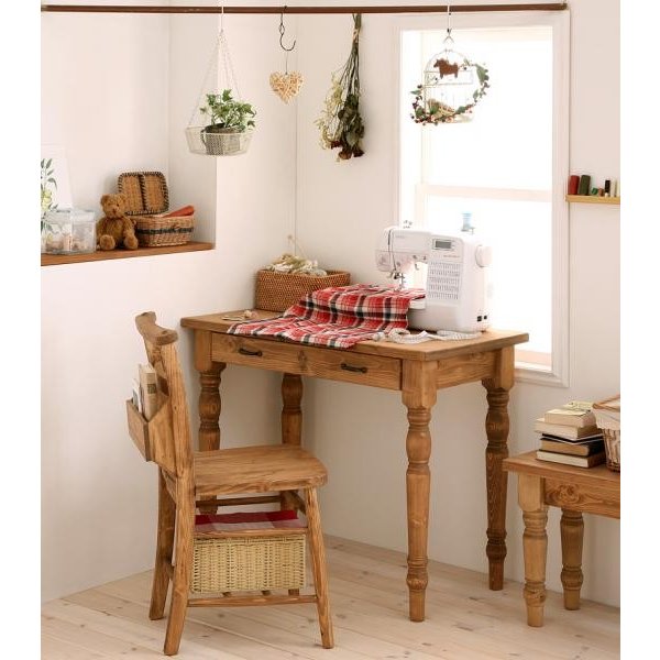 楽天市場】カントリー家具 デスク チェア セット 天然木 Chelsey*Mom