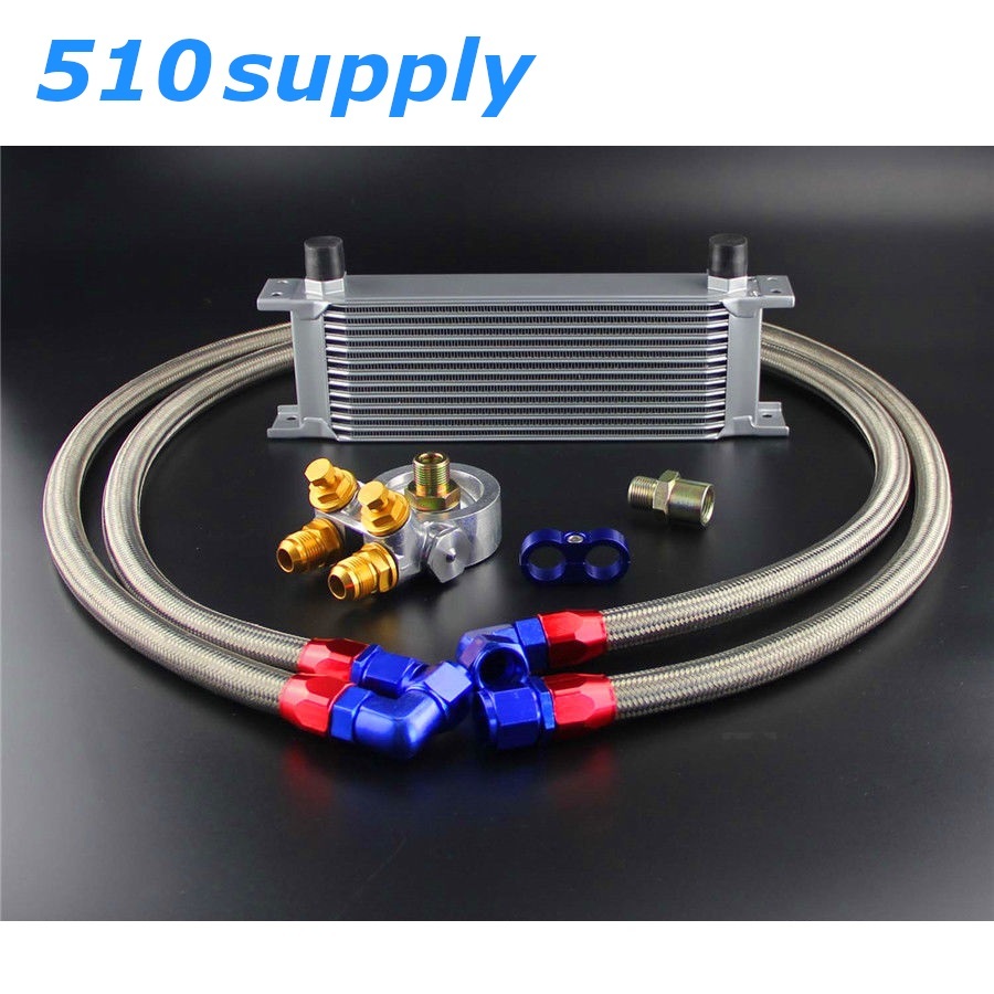 楽天市場】オイルクーラー RX-7 FC3S FD3S 13段 汎用 type3 シルバー